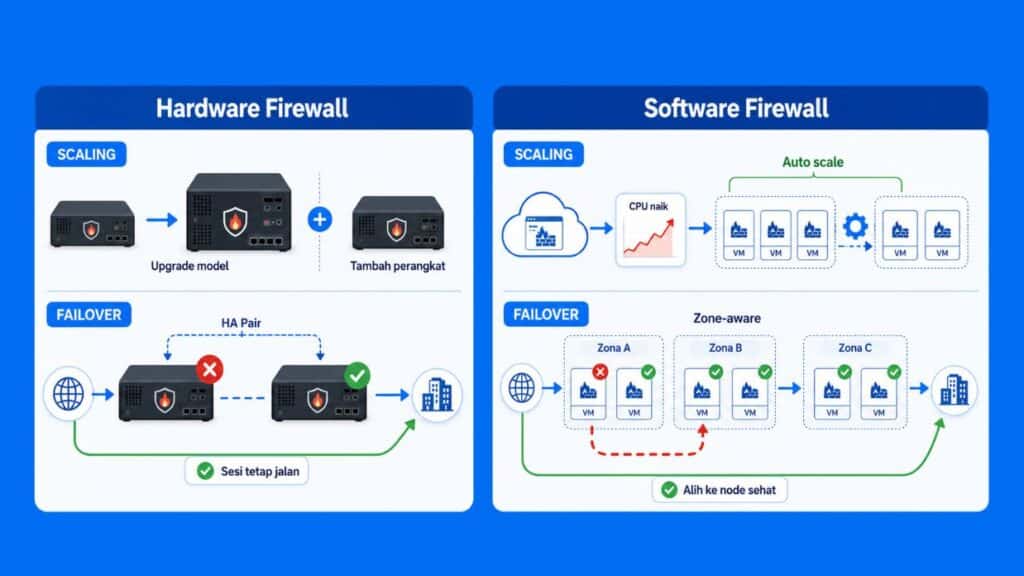 failover hardware firewall vs software