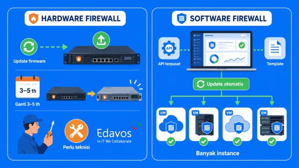 maintenance hardware firewall dan software