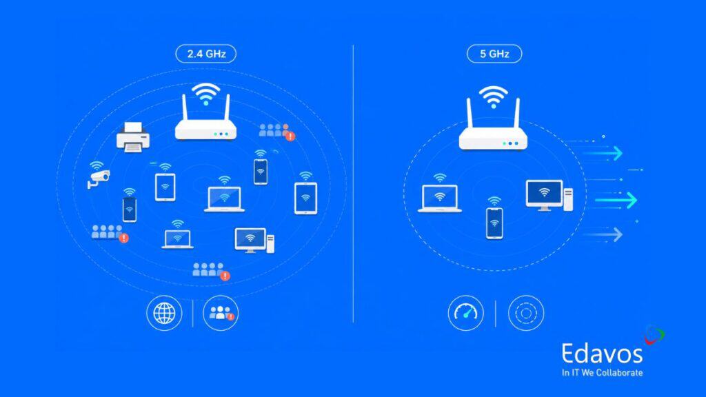 Wi-Fi 2.4 ghz vs 5 ghz
