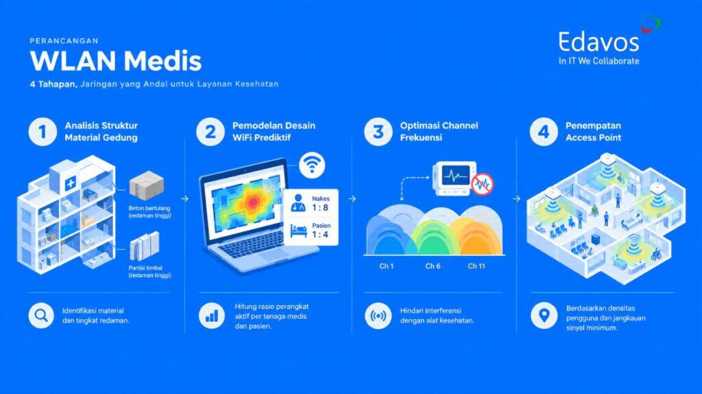 tahapan implementasi Wi-Fi rumah sakit